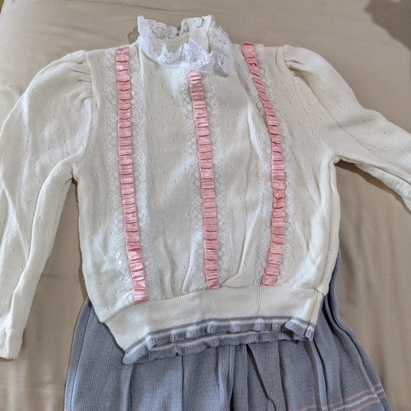 Vintage girls sweater set - Picture 1 of 4